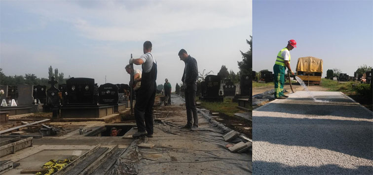 U toku proširenje i uređenje Gradskog groblja u Vrbasu