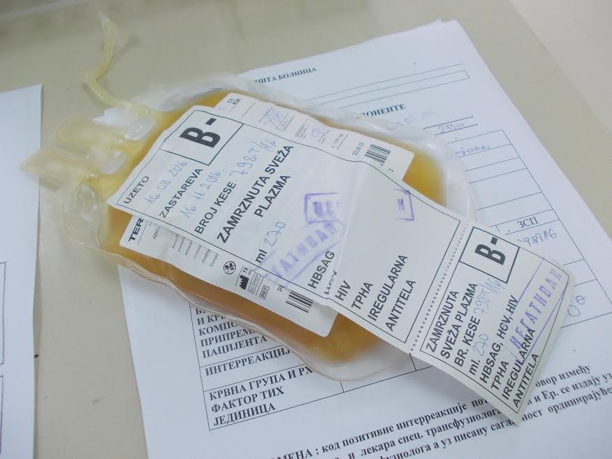 Akcije dobrovoljnog davanja krvi u novembru