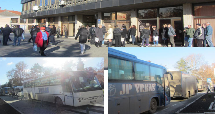 JP za prevoz putnika “Vrbas” obustavilo vožnju – Opet autobusima pred opštinu