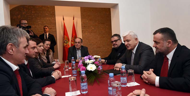 Milan Glušac na sastanku sa predsednikom Vlade Crne Gore Duškom Markovićem