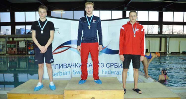 Nikola Ratkov prvak Srbije i reprezentativac na Evropskom prvenstvu u plivanju