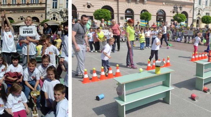 Deca iz Vrbasa osvojila pehar na međuopštinskim Olimpijskim igrama