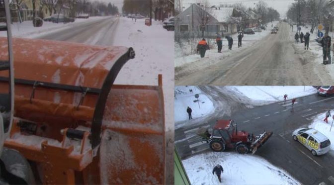 Uprkos snegu koji pada 36 sati, putevi u opštini prohodni