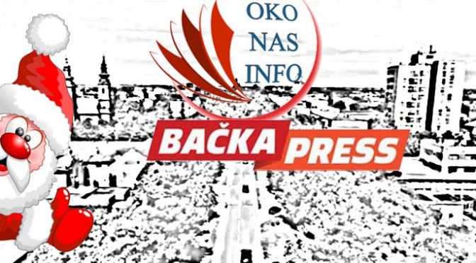 Bačka Press i OkoNas.Info žele Vam sretnu Novu godinu
