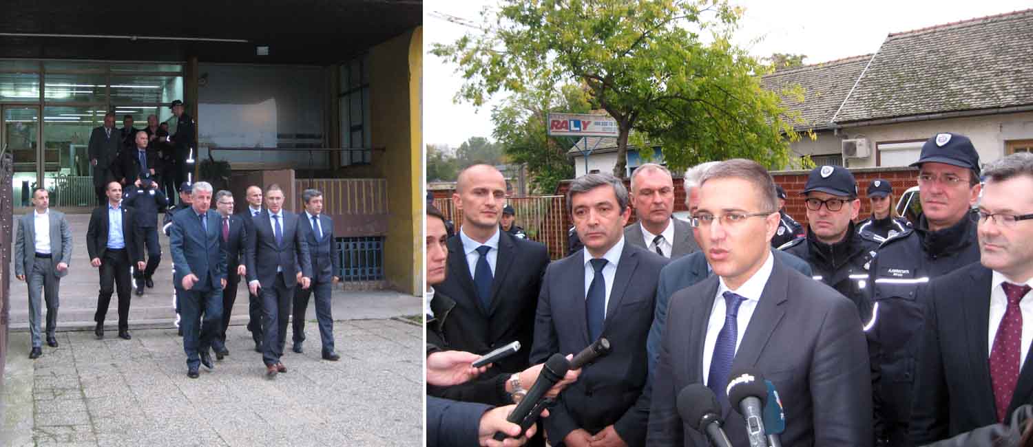 Ministar unutrašnjih poslova dr Nebojša Stefanović u Vrbasu