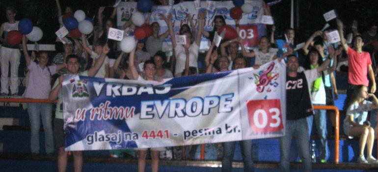 I Vrbas pevao u ritmu Evrope