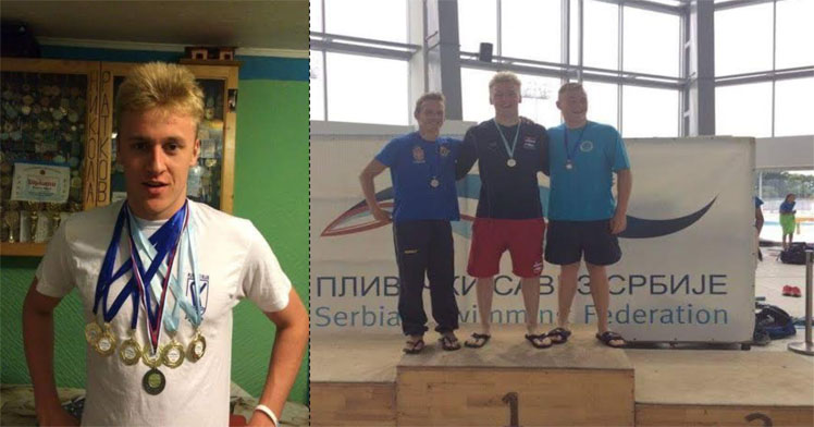 Nikola Ratkov iz PK Vrbas osvojio 6 zlatnih medalja na državnom prvenstvu (VIDEO)