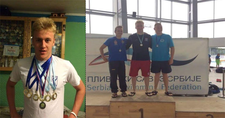 Nikola Ratkov iz PK Vrbas osvojio 6 zlatnih medalja na državnom prvenstvu (VIDEO)