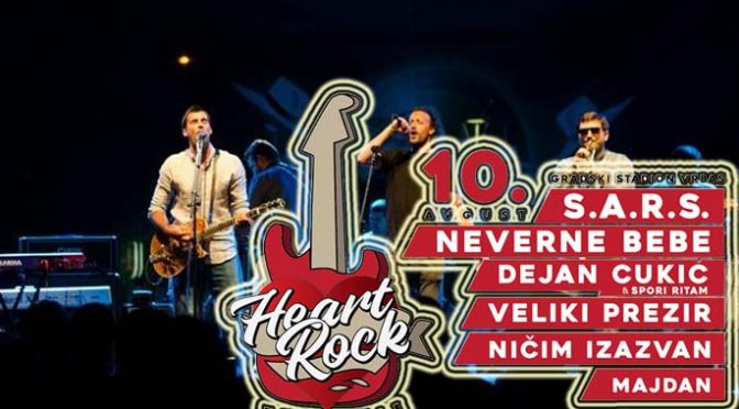 Poznati bendovi koji nastupaju na Heart Rock Festu u Vrbasu 10. avgusta