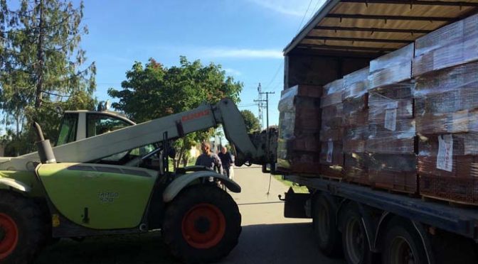 Isporuka građevinskog materijala kroz program zbrinjavanja izbegličkih porodica