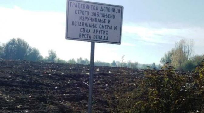 Sanirana deponija građevinskog materijala u Vrbasu
