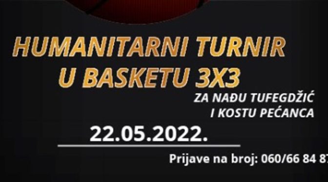 U nedelju, 22. maja, humanitarni turnir u basketu 3×3