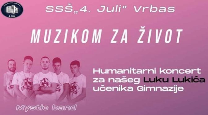 Humanitarni koncert „Muzikom za život“