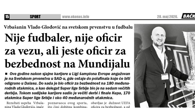 Glođović na svetskom prvenstvu u fudbalu